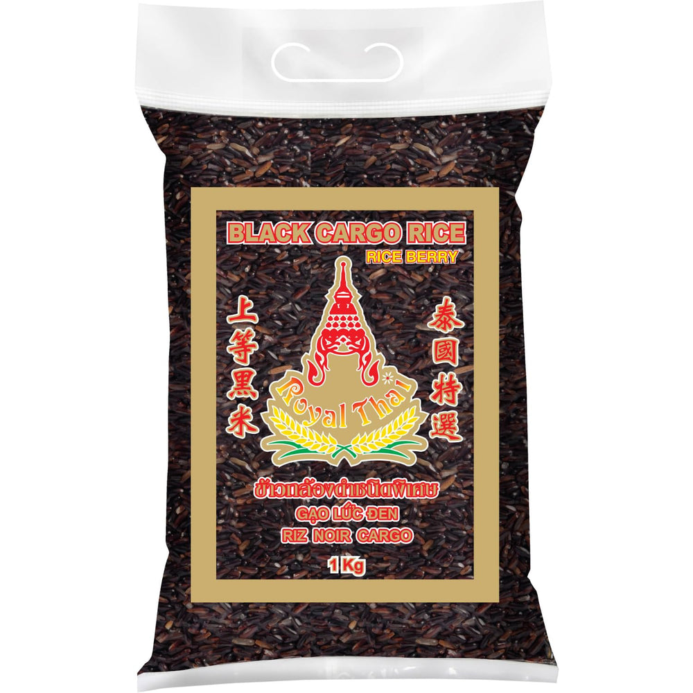 ROYAL THAI RICE - Long grain black rice (rice grains) - 1 x 1 kg