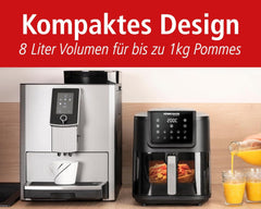ROMMELSBACHER Hot air fryer with window FRH 1700, 10 programs, silent Appliances Naty Shop