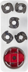 Wilton Linzer Keksausstecher Weihnachten Set/7, Metall Plätzchenförmchen für Traditionelle Österreichische Linzer-Kekse: Stern, Herz, Blume, Dreieck, Raute, Kreis - 7 Stück