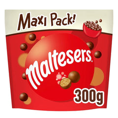 Maltesers, chocolate balls with a crunchy and light center, airy, chocolate snack, 1 pack (1 x 300g)