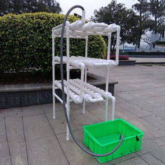 3 Tier Hydroponic Grow System Kit 108 Growing Places Hydroponic System for Vegetables Grow Kit Soilless Grow System Hydroponic Kits for Leafy Vegetables.