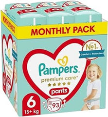 Pampers diapers size 2 (4-8kg), Premium Care diapers, 68 pieces Mother and Baby Naty Shop 6 (93 pieces)