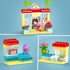 LEGO DUPLO 10434 Peppa's Supermarket: creative educational toy and playset, gift for boys and girls from 2 years old, encourages dexterity Building sets Besuche den LEGO-Store