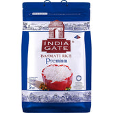 INDIA GATE Premium Basmati Rice – Long grain fine, aromatic rice from India, fine long grain (1 x 5 kg)