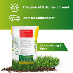 Greenyp® Super Rasen I Sattgrüner Premium Zierrasen Nachsaat I Traumrasen Grassamen Rasensamen Rasensaat Gras Besonders Schnellkeimend 0,2Kg Für 10M²