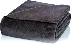 Glart cozy blanket simple burgundy red blanket 130X170 cm sofa, soft and warm wool blanket extra fluffy like a sofa blanket sofa blanket, cuddly blanket cozy blanket, plush sofa throw blanket, U1B Beds and Blankets Glart Uni anthracite