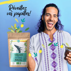 ORIGEENS BIO YERBA MATE CU MENTĂ ȘI LĂMÂIE 200 G - Prospețimea I Bio Yerba Mate neprăjită, frunze, fără tulpini și praf