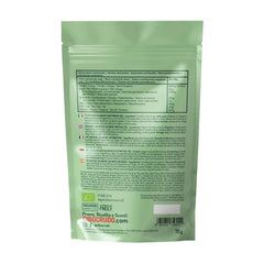 CIBO CRUDO Pudră Matcha Bio 75 g – Ceai verde Matcha japonez pentru prăjituri, înghețată sau deserturi