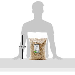 , 5 kg Organic Chickpeas, Organic Dried Legumes from Controlled Cultivation, Cereals Naty Shop