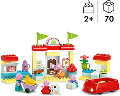 LEGO DUPLO 10434 Peppa's Supermarket: creative educational toy and playset, gift for boys and girls from 2 years old, encourages dexterity Building sets Besuche den LEGO-Store
