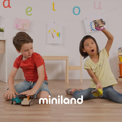 Miniland Puppenkleidung Set 40cm, Pajama mit Schlafmütze