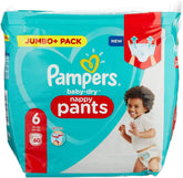 Pampers Baby-Dry Pants, diaper pants, white, size 6, 60 diapers Mother and Child Naty Shop