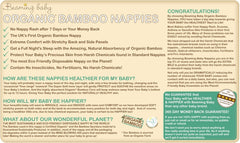 Organic Bamboo Nappies Size 6 Suitable for 16+kg 20 Pack Nappies