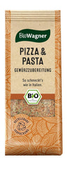 BioWagner - Bio Pizza & Pasta Gewürzzubereitung | naturbelassene Bio-Zutaten | recyclable Verpackung | 60 g