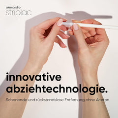 alessandro Striplac UV Top Coat Shimmer - Bright, scratch-resistant nails up to 15 days - Can be used with or without dye - Gentle removal technology - Vegan - Silver, Transparent, 6.5 ml