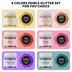 Edible glitter, 3 grams Naty Shop