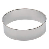 285565 Formă de biscuiți rotundă cu mâner, diametru 10 cm, înălțime 3 cm, 6 bucăți