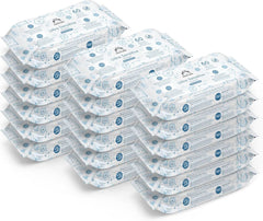 Mama Bear Ultra Sensitive Baby Wipes Fragrance Free 1008 Count (18 Packs of 60) Naty Shop