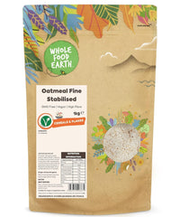 Wholefood Earth Fine Oats - non-GMO - vegan - dairy-free - no added sugar 1 kg