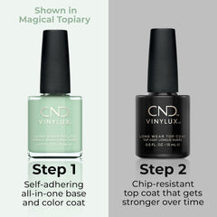 CND Vinylux - Oja de unghii de lungă durată - Oja clasică - Gilded Sage #433 15 ml