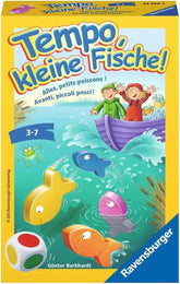 Ravensburger 23334 - Tempo, Fishbowl, Travel Game for 1-6 Players, Game for 3 Years and Up, Compact Format, Travel Game, Board Game - Birthday Gifts