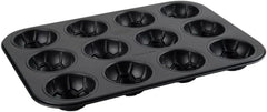 Zenker 12Er Muffinform – Muffinbackblech Für Muffins Und Cupcakes Aus Der Serie Soccer Baking– Hitzebeständiges 12Er Muffinblech Mit Antihaftbeschichtung, Schwarz Molds and trays for baking Naty Shop