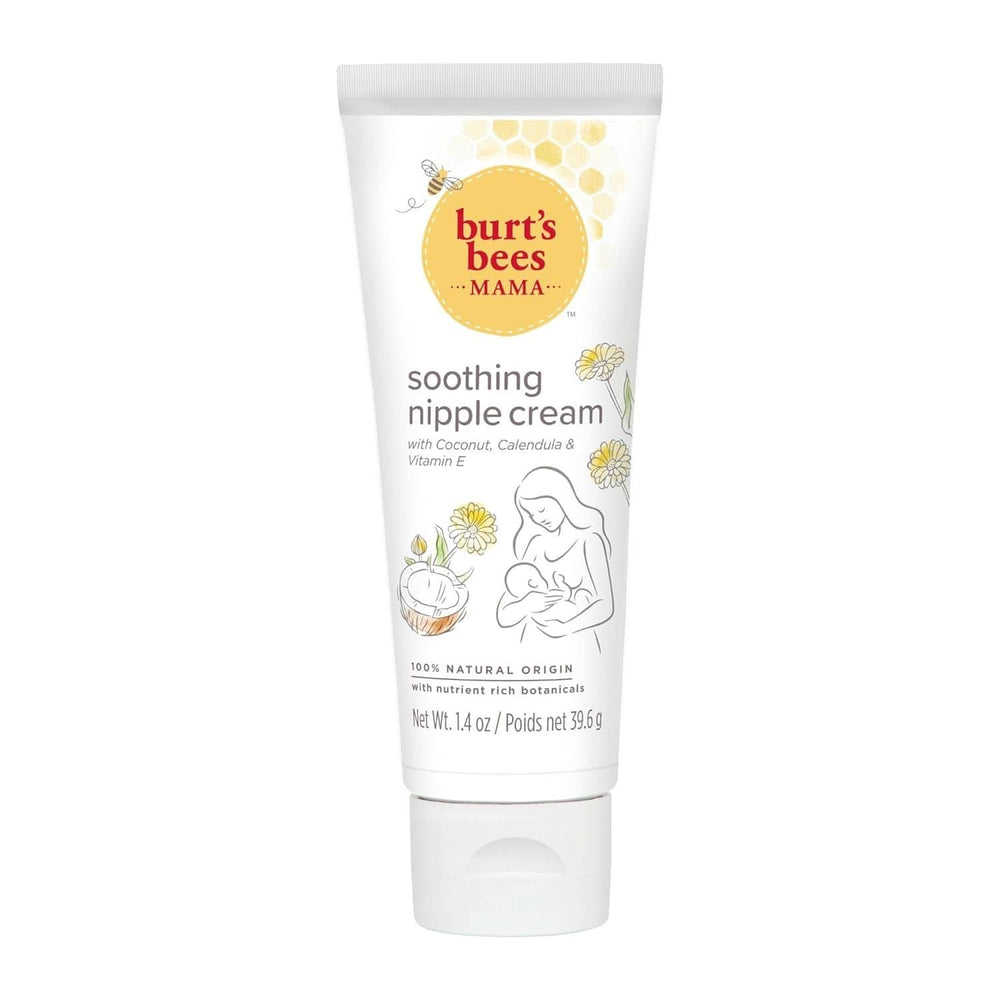 Burt'S Bees® Mama Soothing Nipple Cream cu nucă de cocos, calendula și vitamina E, 100% naturală, 1,4 uncii Accesorii Hrana si Alaptare Bebe Naty Shop