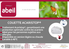 Husă de plapumă Acaristop Cu efect împotriva acarienilor și antibacterian, alb, 240 X 260 cm Plapumi si pilote Naty Shop