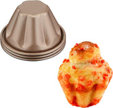 Tefal Creabake J3089304 3 Stück Brioche-Backform Antihaft-Beschichtung, Leicht Entnehmbar, Stapelbar, Einfache Austellung, Backform Molds and baking trays Naty Shop