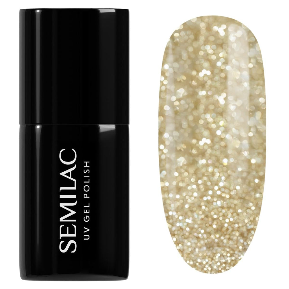 UV nail polish Semilac 260 Light Gold 7ml Platinum Collection