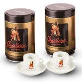 Caffè Barbera - 2 cutii de boabe întregi + 2 cești de espresso