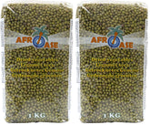 AFROASE - Mung green beans - 1 x 1 kg (Pack of 2)