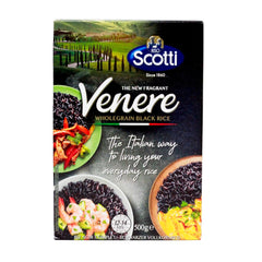 Scotti Black Wholemeal rice Riso Nero Venere 500 g