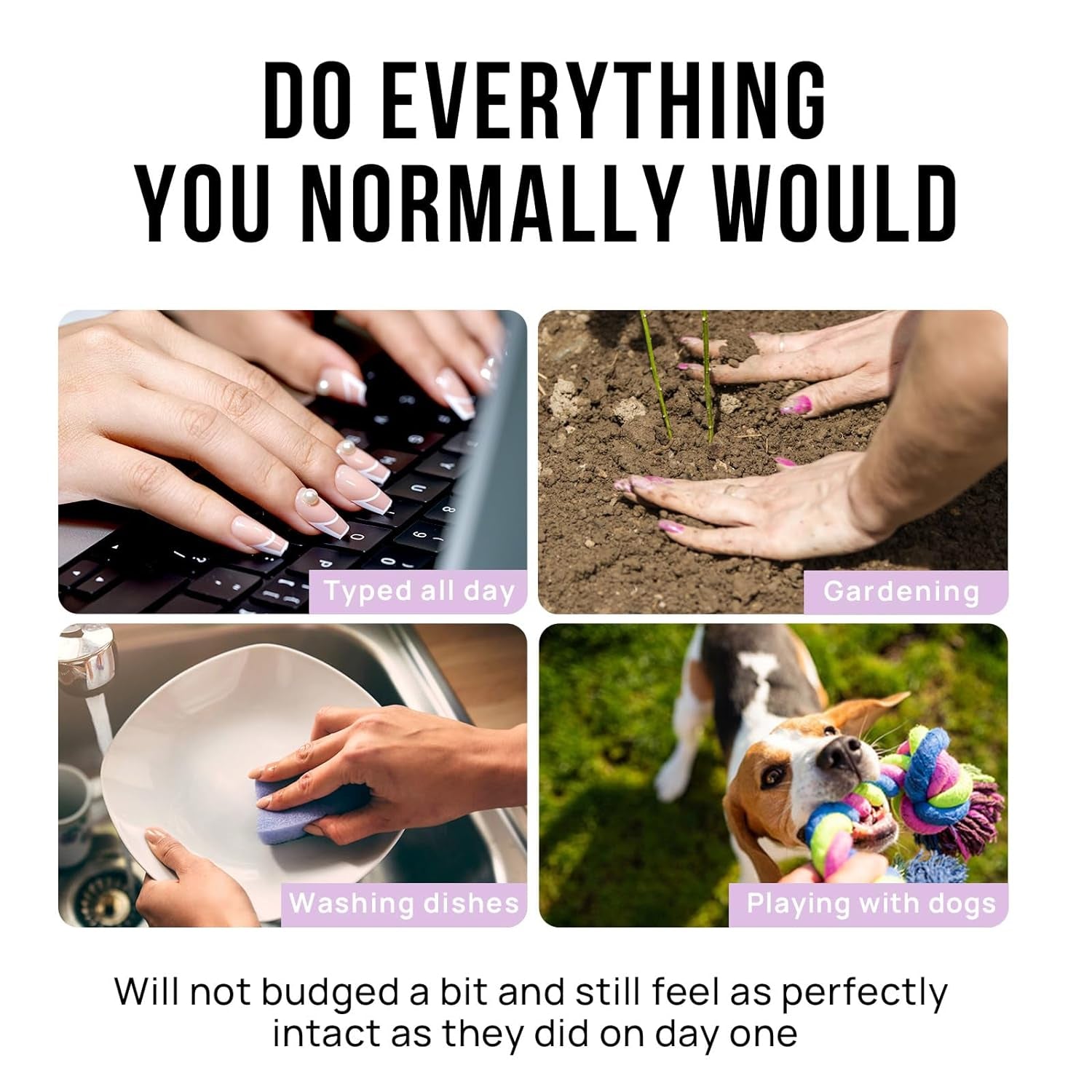 Btartbox Unghii False Scurte și Pătrate, Model Baby Boomer, pentru Lipire, Unghii False Albe, Roz Gradient, Unghii Artificiale Scurte cu Lipici de Unghii, 30 Bucăți Unghii False Artificiale Pătrate