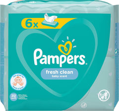 Pampers 81688049 Fresh Clean Baby Wipes, White