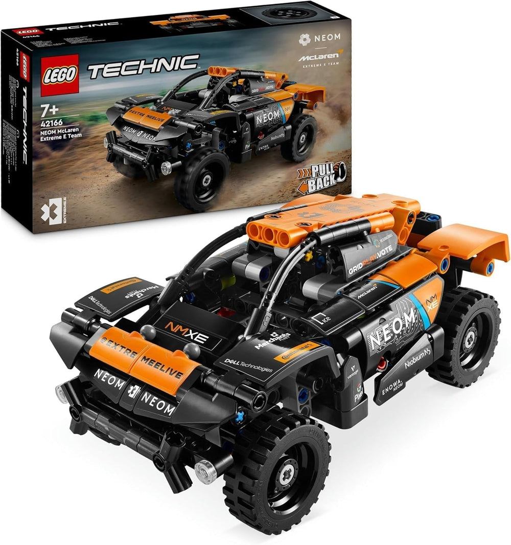 LEGO Technic NEOM Mclaren Extreme E Racing Car Set, Motor Toy for Kids, Buildable Wind Car, Technic Gift for Boys and Girls 7 Years Old 42166 Building Sets Besuche den LEGO-Store Single