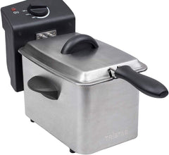 Tristar stainless steel fryer - With 2 liter capacity, cold zone function and adjustable thermostat up to 190°C, FR-6919, silver Appliances Naty Shop