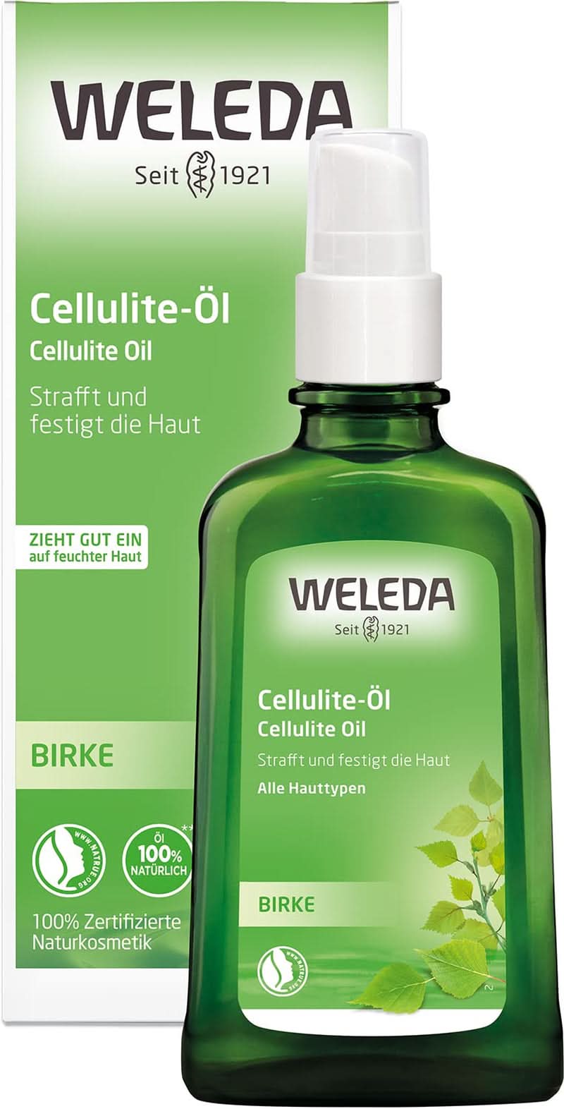 WELEDA Bio, Body oil with jojoba oil, strengthens the skin and activates the skin's metabolism, 100 ml Shower and bath Naty Shop