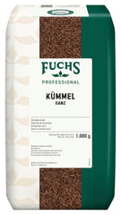 Fuchs Professional - Kümmel ganz | Ungemahlen, zum Würzen von Bratkartoffeln oder Krautgerichten | Profi-Qualität für Großverbraucher und Gastronomie | 1 kg im recyclable bag