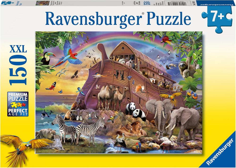 Ravensburger children's puzzle - 10038 Unterwegs Mit Der Arche - Noah's Ark puzzle for children from the age of 7, with 150 pieces in XXL format Puzzle Naty Shop Default title