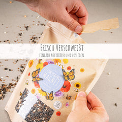 100g Butterfly Seeds for a Colorful Flower Meadow - Colorful and Nectar Rich Wild Flower Seed Mix for Butterflies