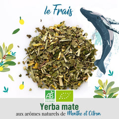 ORIGEENS BIO YERBA MATE CU MENTÄ ÈI LÄMĂIE 200 G - ProspeÈimea I Bio Yerba Mate neprÄjitÄ, frunze, fÄrÄ tulpini Èi praf