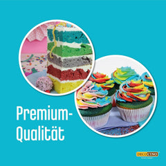 Set de coloranți alimentari Decocino Neon - 3 piese - Roșu, roz, violet - Colorant alimentar cu doză mare - Pentru colorarea prăjiturilor, brioșelor, cupcake-urilor - Fără gust