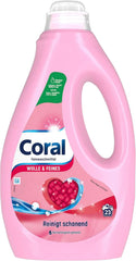 Coral delicate liquid detergent for wool and delicate laundry, 23 washes, 1.15 liters Laundry Detergents Naty Shop 1.15 liters