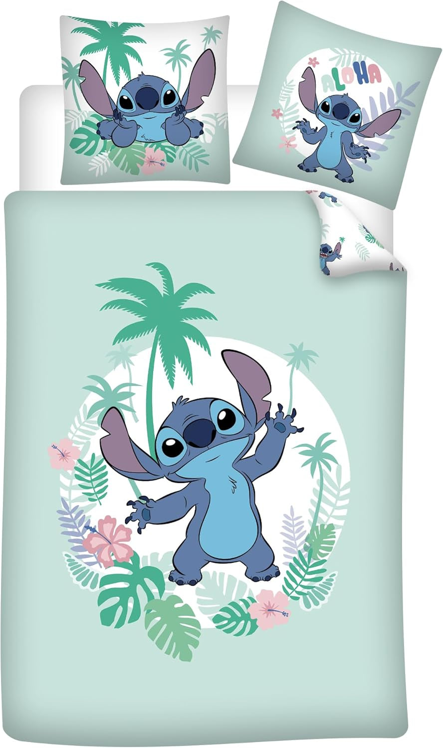 Stitch children's bedding, reversible cover 100% cotton Bedding - children Naty Shop Default Title