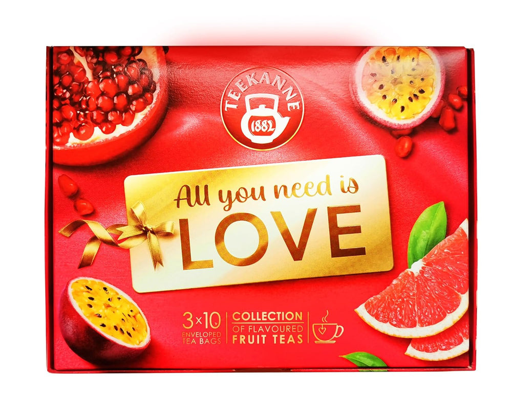 TEEKANNE Love Collection Box Amestec exclusiv de ceai de fructe - 3 X 10 pliculețe - 65 G