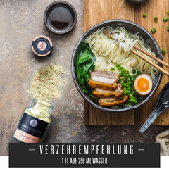 Ankerkraut Gemüsebrühe, ohne Gemsckverstärker, ohne Zucker, 90g in cork glass, Mischung würzender Ingredient für Brühe