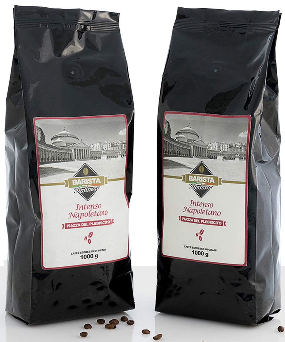 2 x 1KG Kaffeebohnen - Premium Geschmack (INTENSO NAPOLETANO)