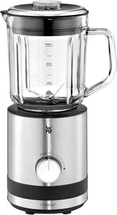 WMF Küchenminis Kompaktmixer, Mini Standmixer, 400 Watt, Standmixer Klein, Glasbehälter 0.8 L, Pulsstufe, Cromargan Matt Kitchen Naty Shop