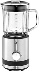 WMF Küchenminis Kompaktmixer, Mini Standmixer, 400 Watt, Standmixer Klein, Glasbehälter 0.8 L, Pulsstufe, Cromargan Matt Kitchen Naty Shop